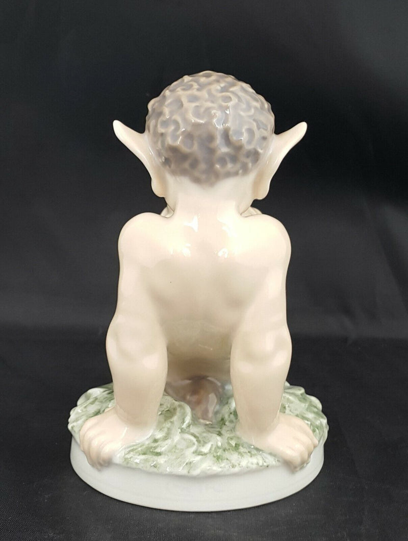 Royal Copenhagen Figurine 1713 Faun & Frog