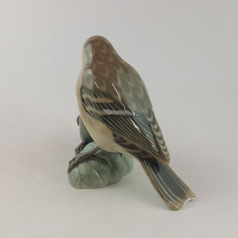 Royal Copenhagen B&G Bird Figurine 1869 - Sparrow Feeding its Young - 7560 RCH