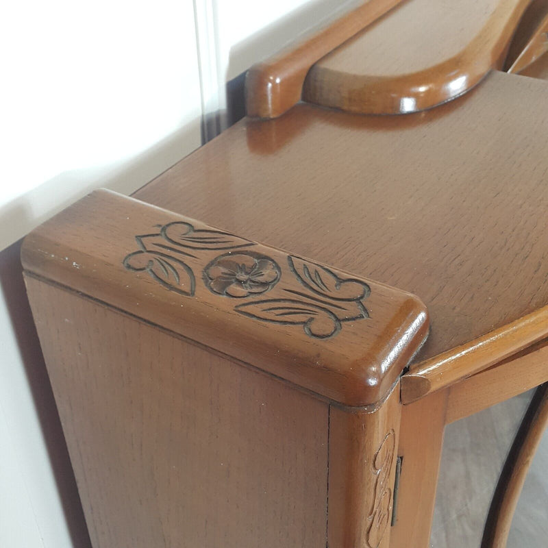 Antique Solid Wood Bureau | Cabinet | Writing Desk - F295