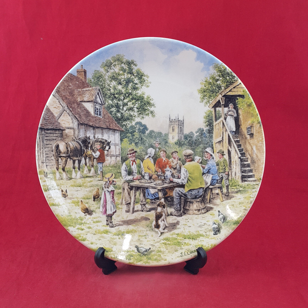 Wedgwood Plate - Harvest Supper (with CoA) - WD 3220