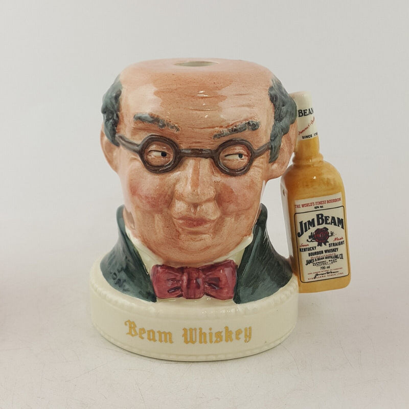 Royal Doulton Character Double Sided Liquor Flasks Mr Pickwick & Sam Weller - 86