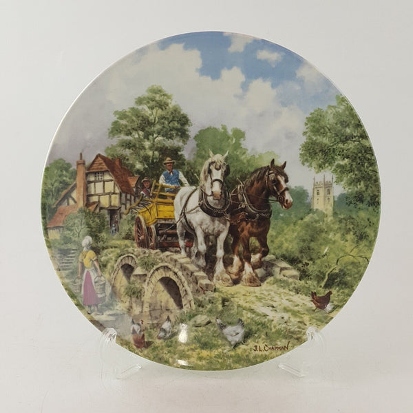 Wedgwood Decorative Plate Off to Work - 8595 WD