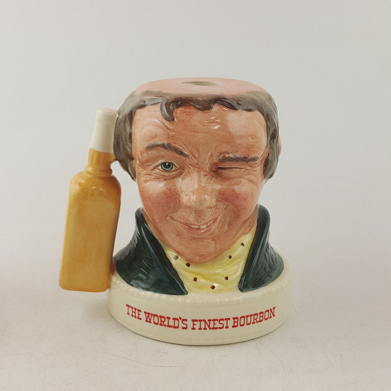 Royal Doulton Character Double Sided Liquor Flasks Mr Pickwick & Sam Weller - 86