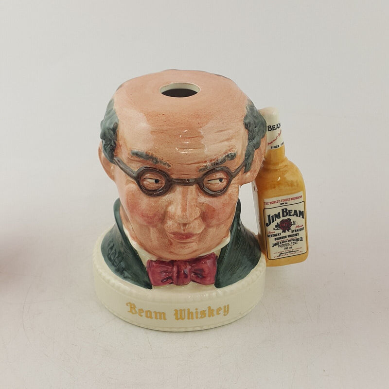 Royal Doulton Character Double Sided Liquor Flasks Mr Pickwick & Sam Weller - 86