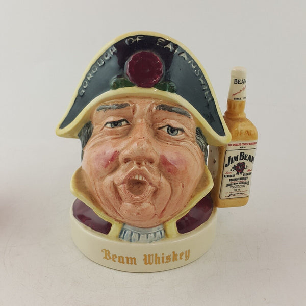 Royal Doulton Character Liquor Flasks Town Crier Toby Jug - 8612 RD