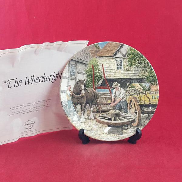 Wedgwood Plate - The Wheelwright (with CoA) - WD 3229