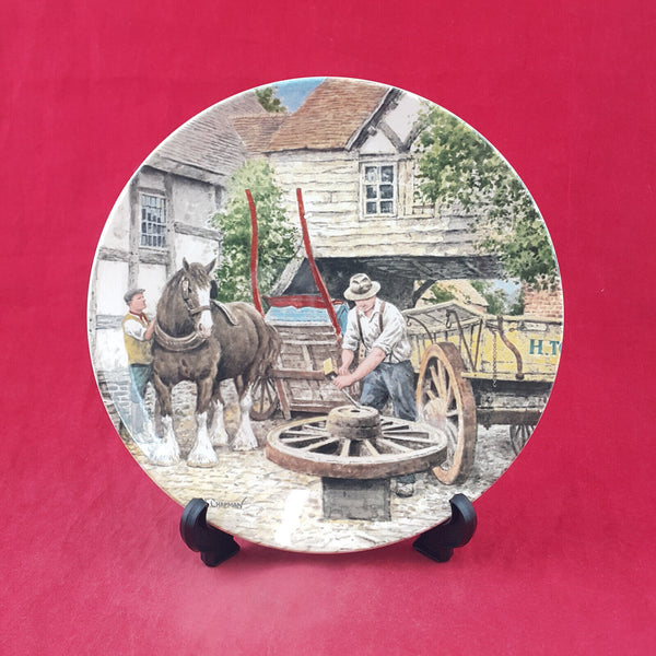 Wedgwood Plate - The Wheelwright (with CoA) - WD 3229